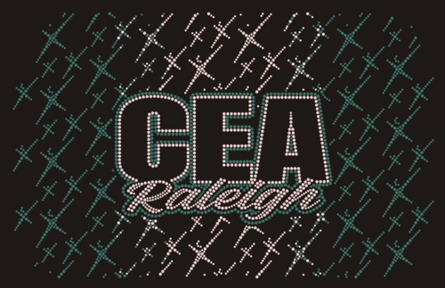 Rhinestone Bling August 2026-  CEA Practicewear Design Crewneck Sweatshirt