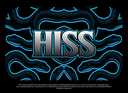 Rhinestone Bling August 2026-  HISS Long Sleeve Tshirt