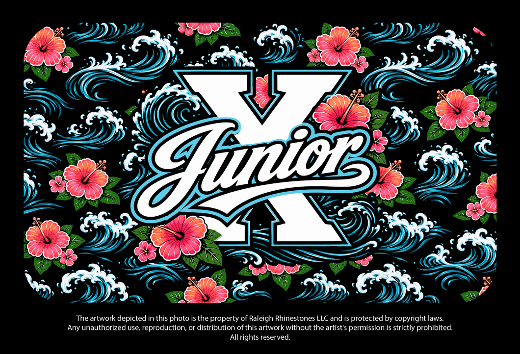Rhinestone Bling August 2026-  Junior X Mock Neck Sweatshirt