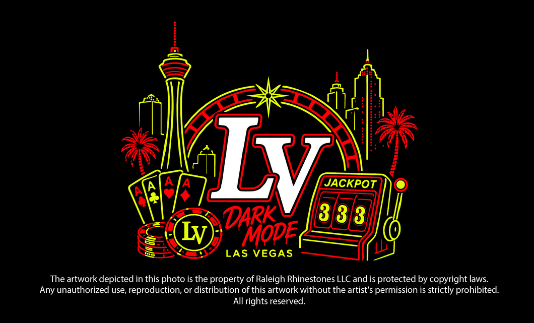 Rhinestone Bling August 2026-  LV Short Sleeve Tshirt