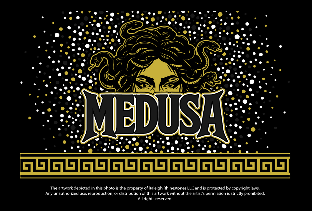 Rhinestone Bling August 2026-  Medusa Unisex Tank