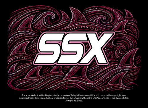 Rhinestone Bling August 2026-  SSX Crewneck Sweatshirt
