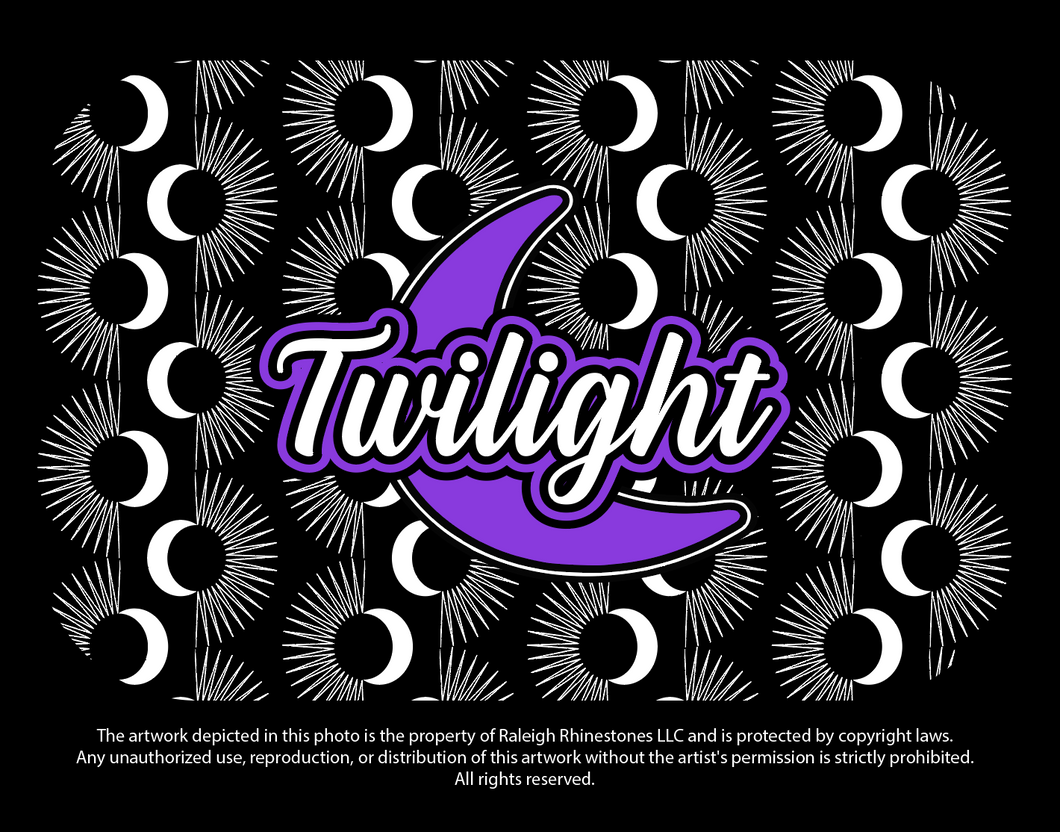 Rhinestone Bling August 2026-  Twilight Short Sleeve Tshirt