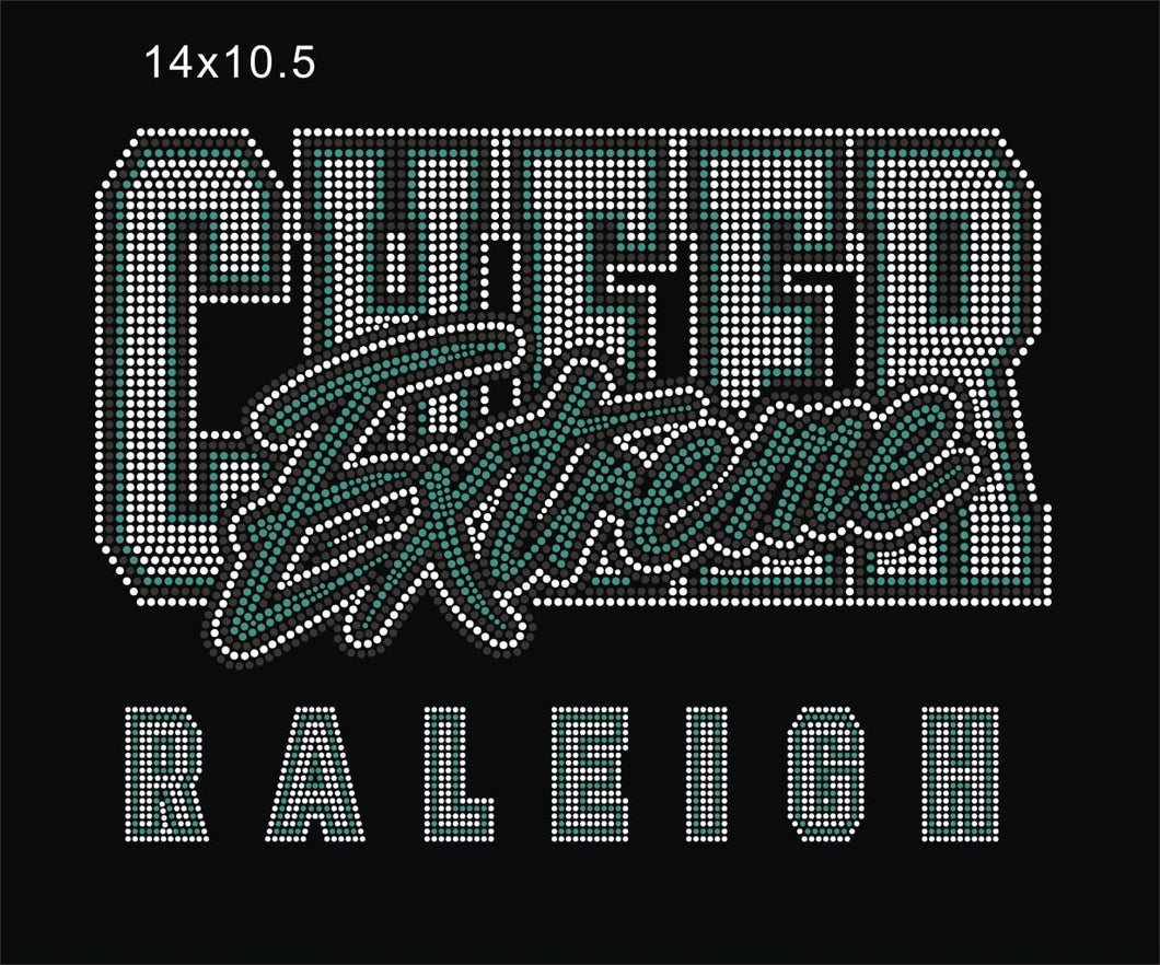 CEA Raleigh Bling on Sparkle Crewneck Sweatshirt
